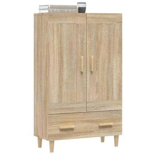 Skab 70x31x115 cm konstrueret træ sonoma-eg