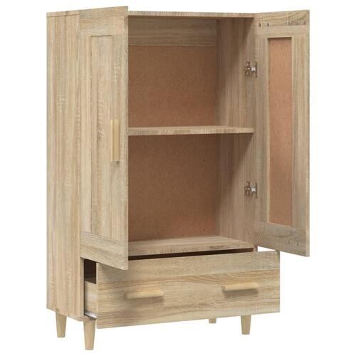 Skab 70x31x115 cm konstrueret træ sonoma-eg