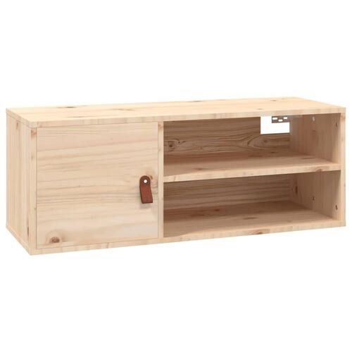 Vægskabe 2 stk. 80x30x30 cm massivt fyrretræ