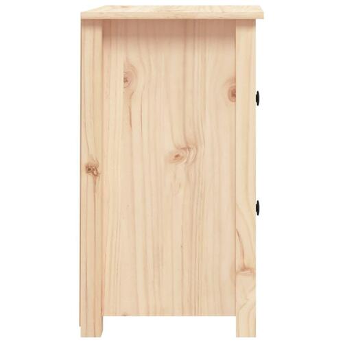 Sengeborde 2 stk. 40x35x61,5 cm massivt fyrretræ