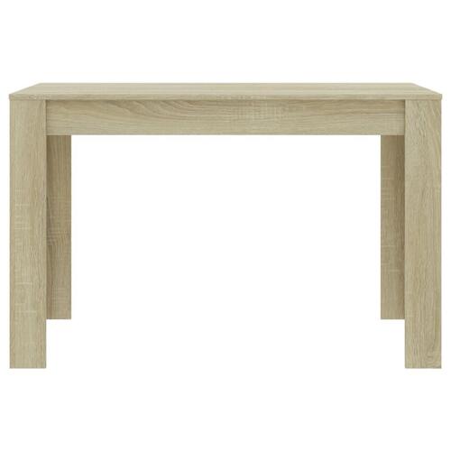 Spisebord 120x60x76 cm konstrueret træ sonoma-eg
