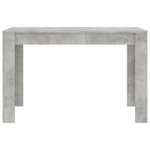 Spisebord 120 x 60 x 76 cm spånplade betongrå