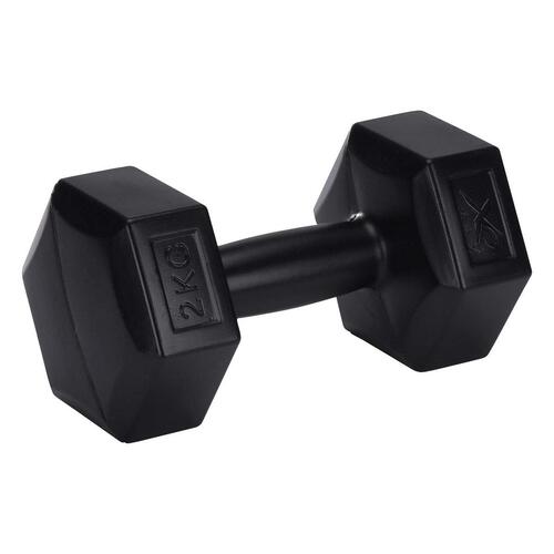 Bumbbells XQ Max Sort 2 Kg 2 enheder