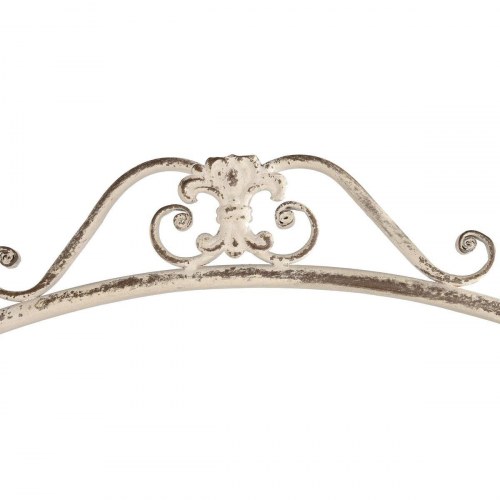 Flaskereol i metal - hvid, 105 × 9,5 × 114 cm