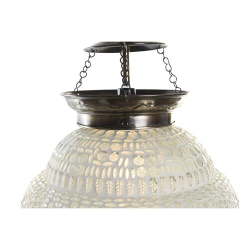 Loftslampe Krystal Metal Hvid 25 W (23 x 23 x 33 cm)
