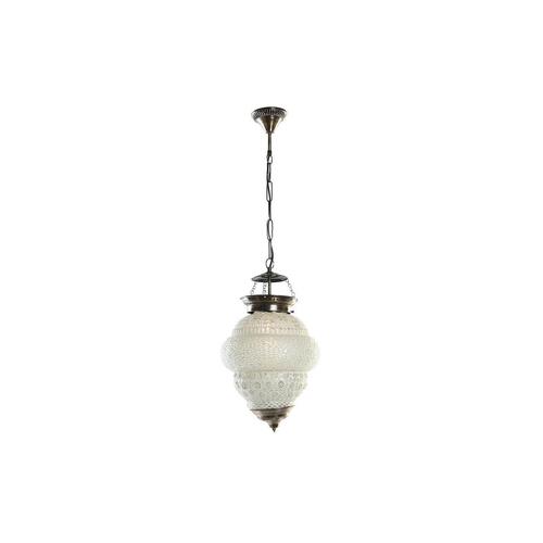 Loftslampe Krystal Metal Hvid 25 W (23 x 23 x 33 cm)