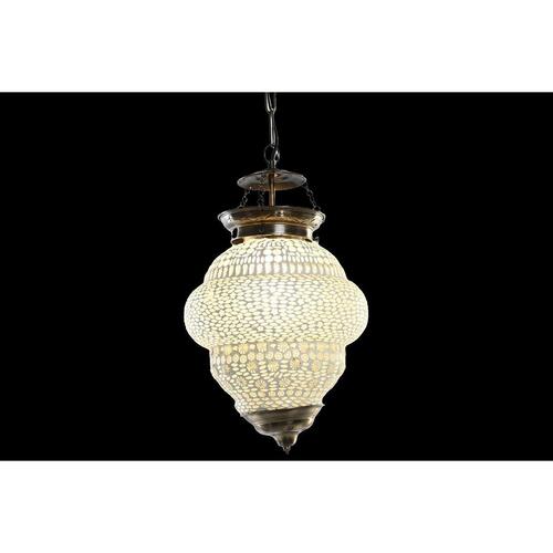 Loftslampe Krystal Metal Hvid 25 W (23 x 23 x 33 cm)