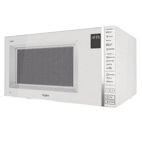 Whirlpool MWP304W mikrobølgeovn med grill - 30 l, 1050 W, hvid
