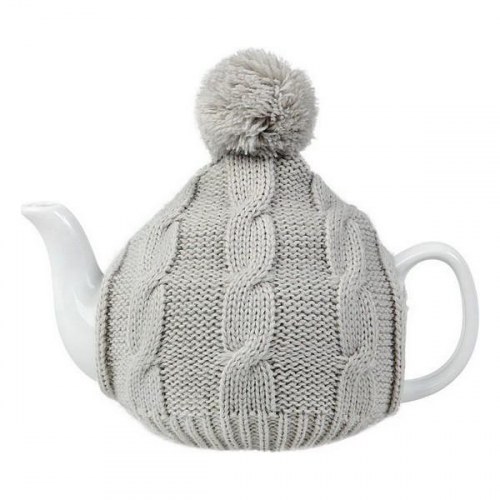 Tekande i porcelæn 600 ml - Grå (model 112435)