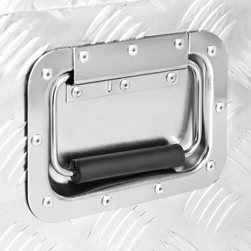 Opbevaringskasse 100x55x37 cm aluminium sølvfarvet