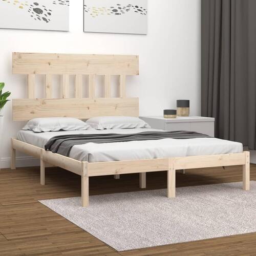 Sengeramme 180x200 cm massivt fyrretræ