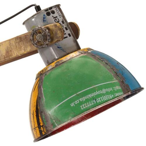 Gulvlampe E27 flerfarvet