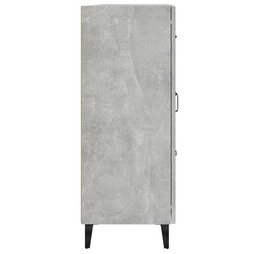 Skænk 69,5x34x90 cm konstrueret træ betongrå