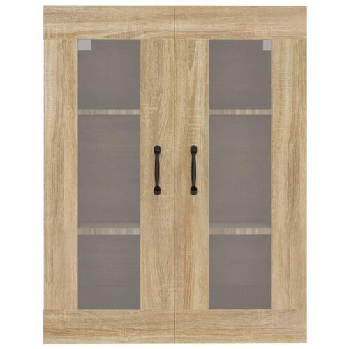 Vægskab 69,5x34x90 cm sonoma-eg