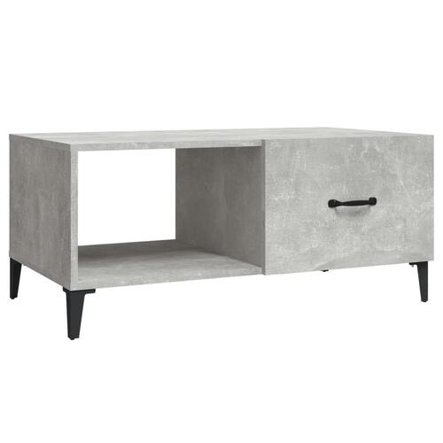 Sofabord 90x50x40 cm konstrueret træ betongrå