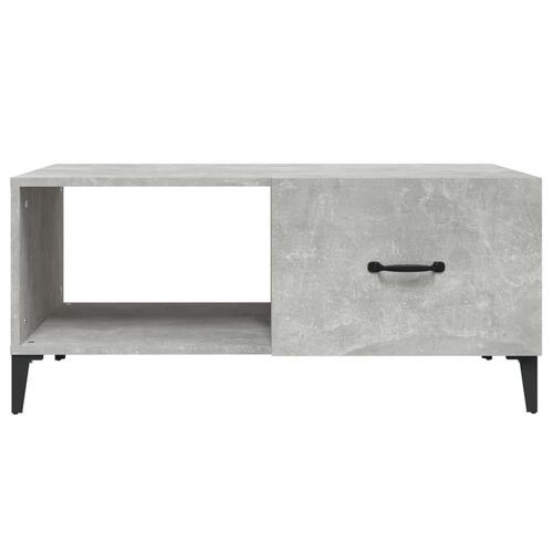 Sofabord 90x50x40 cm konstrueret træ betongrå