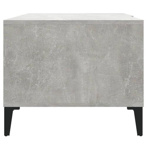 Sofabord 90x50x40 cm konstrueret træ betongrå