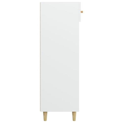 Skoreol 60x35x105 cm konstrueret træ hvid