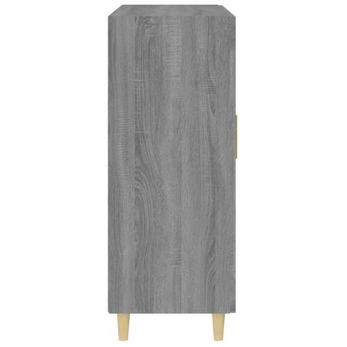 Skænk 69,5x34x90 cm konstrueret træ grå sonoma-eg