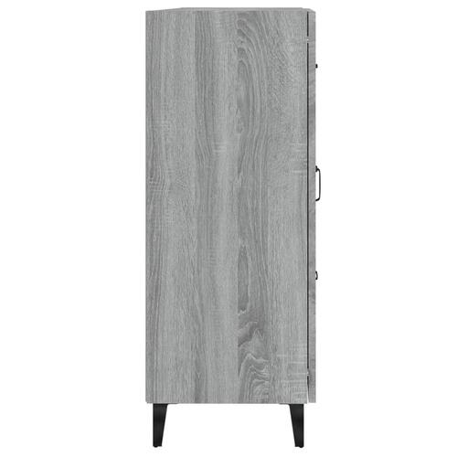 Skænk 69,5x34x90 cm konstrueret træ grå sonoma-eg