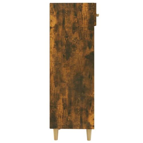 Skoreol 30x35x105 cm konstrueret træ røget egetræsfarve