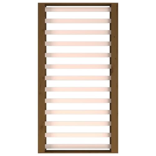 Sengeramme 75x190 cm Small Single massivt træ gyldenbrun