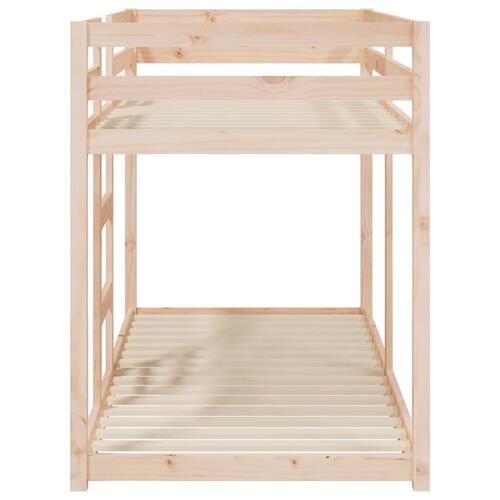 Køjeseng 80x200 cm massivt fyrretræ