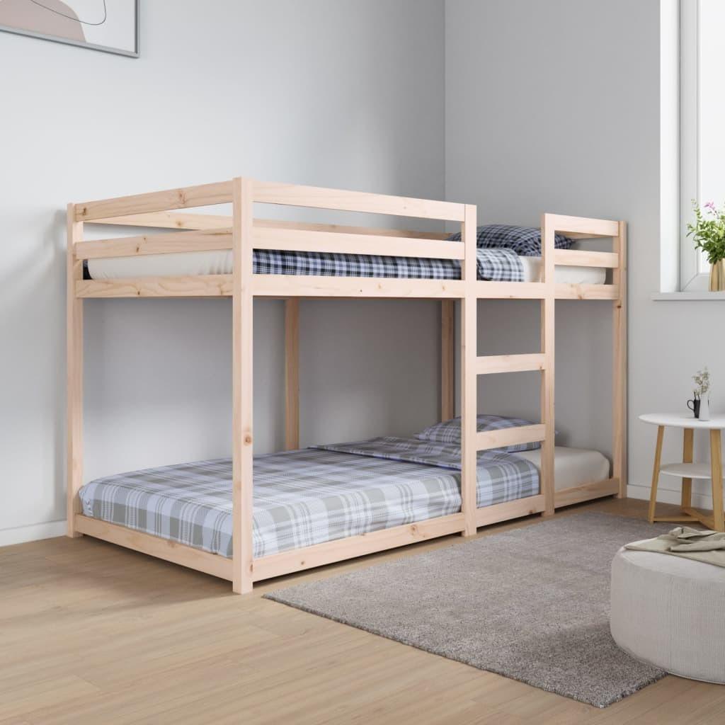 Køjeseng 90x190 cm massivt fyrretræ