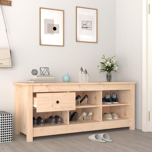 Skoreol 110x38x45,5 cm massivt fyrretræ