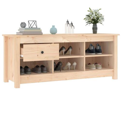 Skoreol 110x38x45,5 cm massivt fyrretræ
