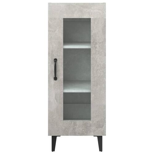 Skænk 34,5x34x90 cm konstrueret træ betongrå