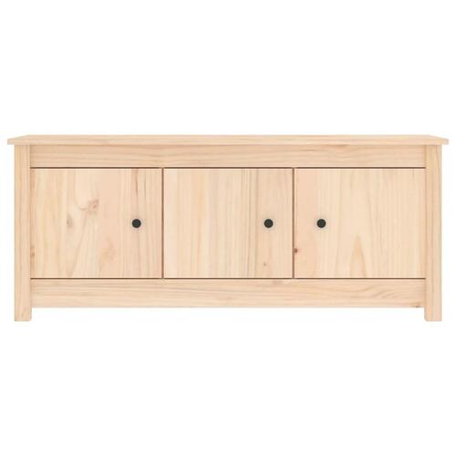 Skoskab 110x38x45,5 cm massivt fyrretræ
