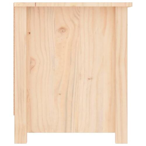 Skoskab 110x38x45,5 cm massivt fyrretræ