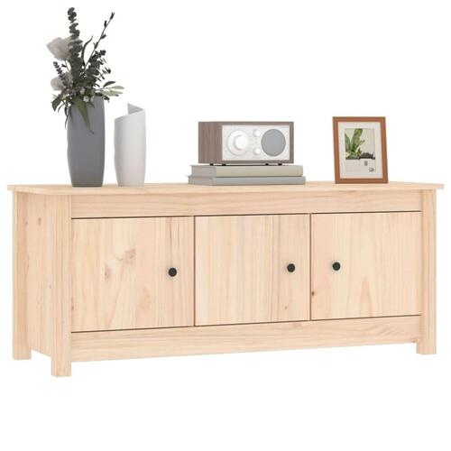 Skoskab 110x38x45,5 cm massivt fyrretræ