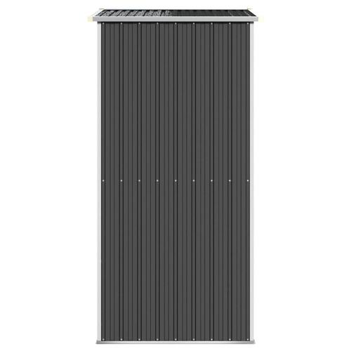 Haveskur 192x108x223 cm galvaniseret stål antracitgrå