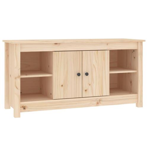 Tv-bord 103x36,5x52 cm massivt fyrretræ