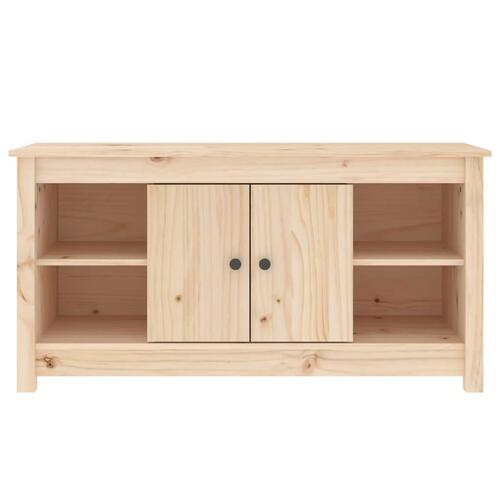 Tv-bord 103x36,5x52 cm massivt fyrretræ