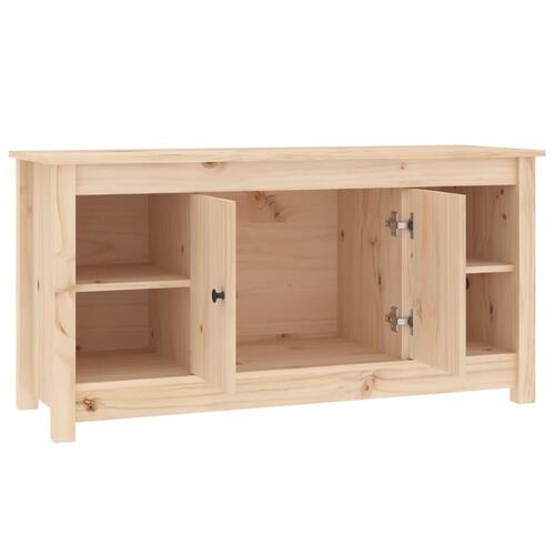 Tv-bord 103x36,5x52 cm massivt fyrretræ