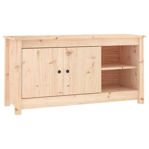 Tv-bord 103x36,5x52 cm massivt fyrretræ