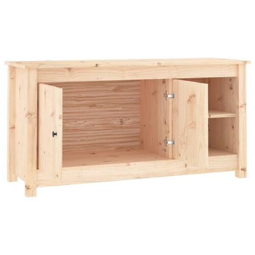 Tv-bord 103x36,5x52 cm massivt fyrretræ