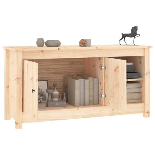 Tv-bord 103x36,5x52 cm massivt fyrretræ