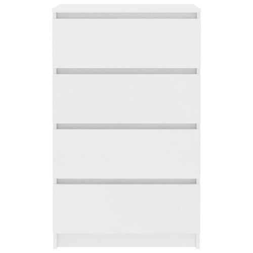 Skænk 60x35x98,5 cm konstrueret træ hvid