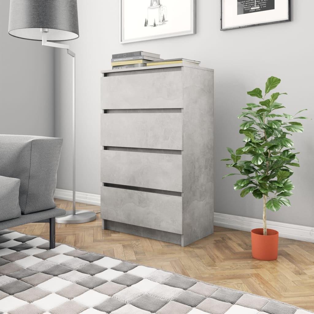 Skænk 60x35x98,5 cm konstrueret træ betongrå