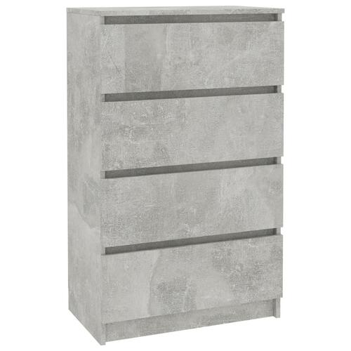 Skænk 60x35x98,5 cm konstrueret træ betongrå