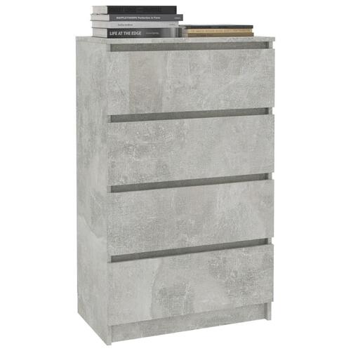 Skænk 60x35x98,5 cm konstrueret træ betongrå