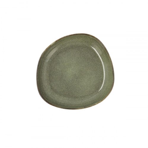 Bidasoa Ikonic dyb tallerken i keramik, grøn 20,5 × 19,5 cm - pakke med 6