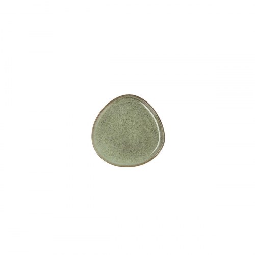 Bidasoa Ikonic flad tallerken, grøn keramik, 11 x 11 cm - 12 stk