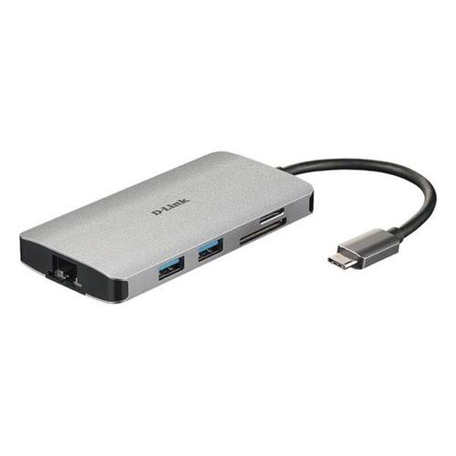 USB Hub C D-Link DUB-M810 Sølvfarvet