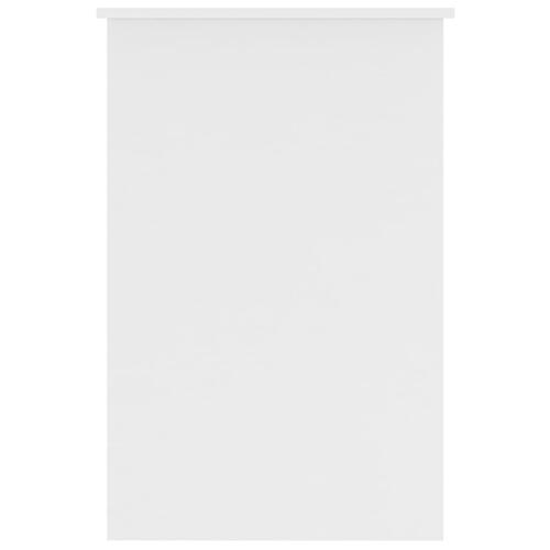 Skrivebord 100x50x76 cm konstrueret træ hvid