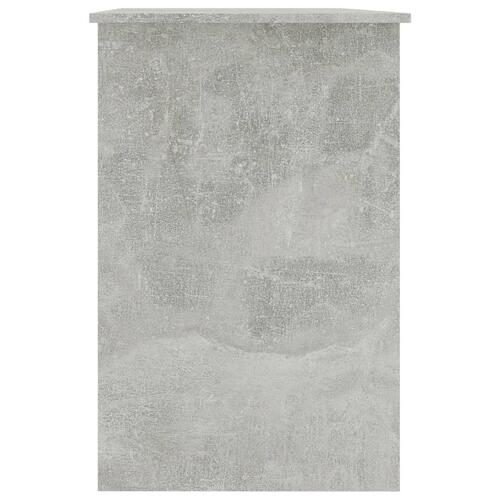 Skrivebord 100x50x76 cm konstrueret træ betongrå